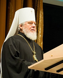Митрополит Самарский и Сызранский Сергий открывает съезд Православных врачей.